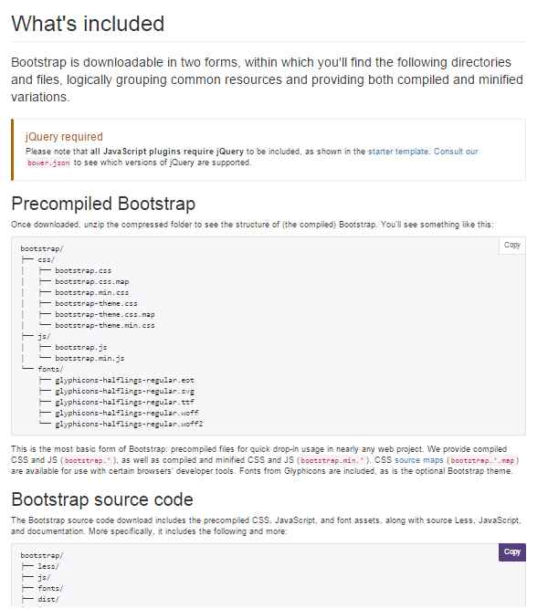 bootstrap into your application